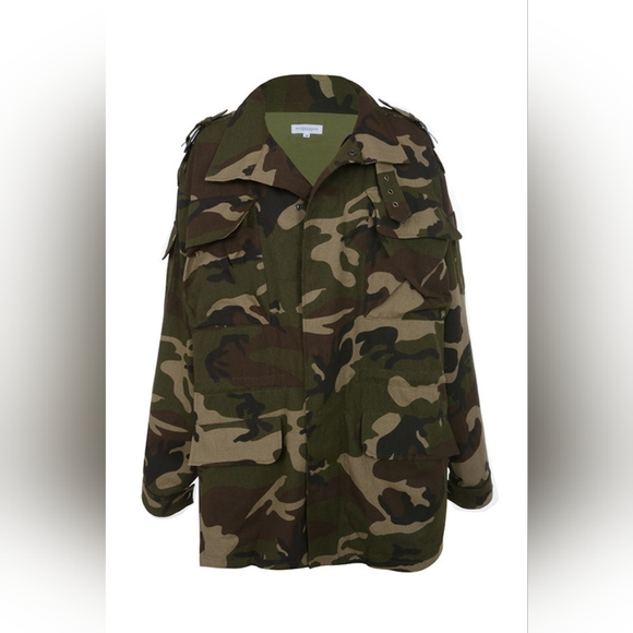 [SOLD] Mistress Rocks Jump Up Camouflage Oversized Jacket XS - Picture 3 of 7